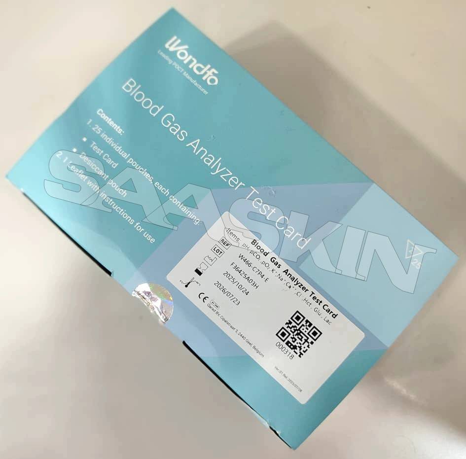 Wondfo Blood Gas Analyzer Test Card