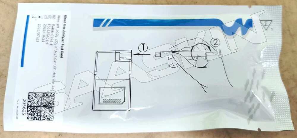 Wondfo Blood Gas Analyzer Test Card