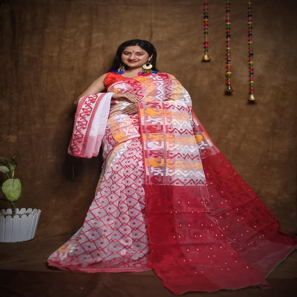 COTTON JAMDANI SAREE