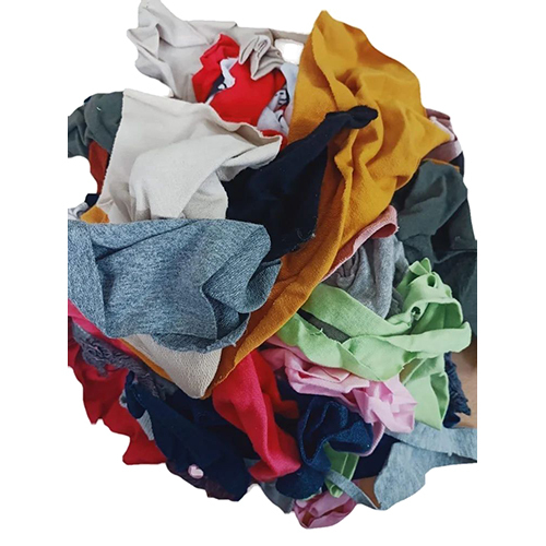 Banian Cloth Waste - Cotton Knitted, Mixed Colors, Loose Pieces/Strips | Soft, Absorbent, Recyclable