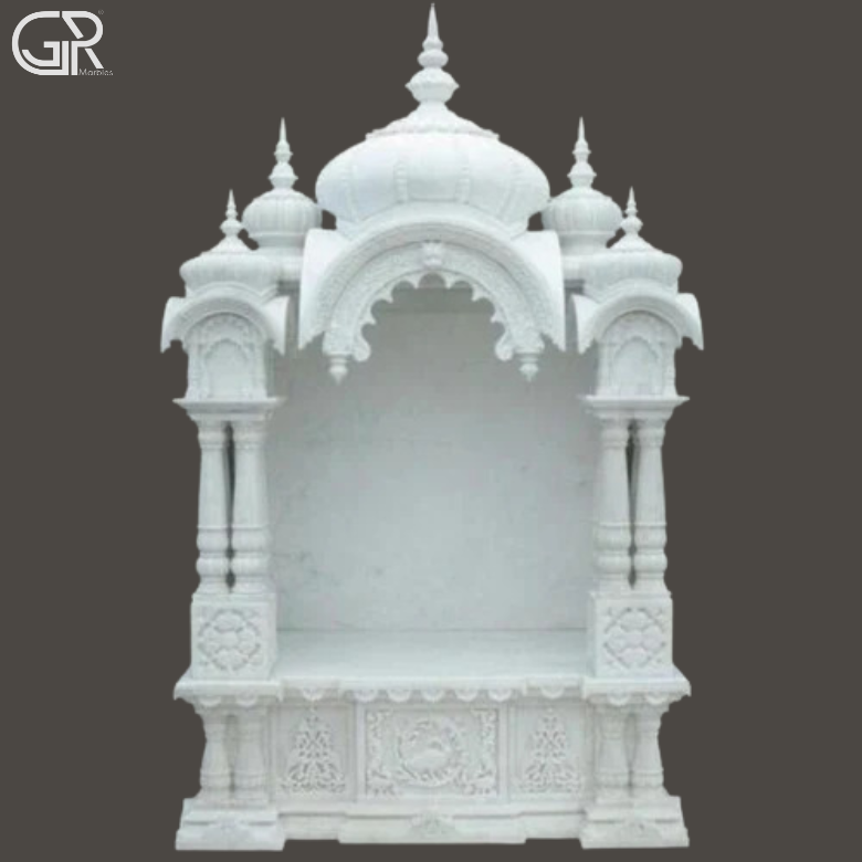 White Marble Mandir, (Ht-6ft)