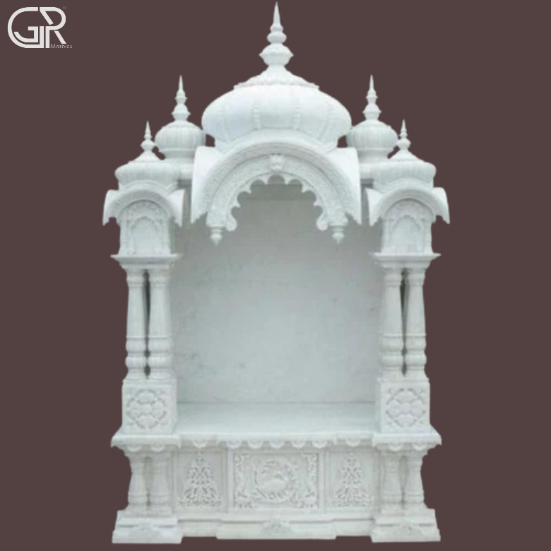 White Marble Mandir, (Ht-6ft)