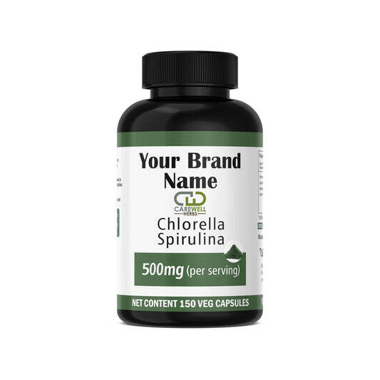 Chlorella Spirulina 500mg Capsules