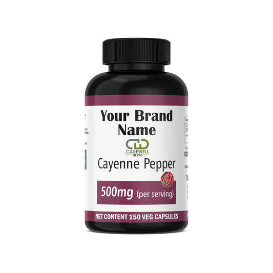 Cayenne Pepper 500mg Capsules
