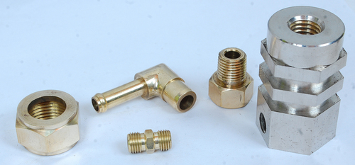 Brass Fittings - Chrome Finish, 1/2 Inch NPT, 150 psi Pressure Rating | Corrosion Resistant, Durable, Easy Install, Leak Proof, High Quality, Versatile, Long Lasting