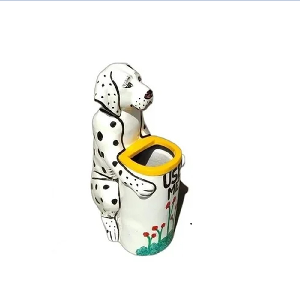 Mofna FRP Dog Dustbin, Animal Shape Dustbin, 60 Liter