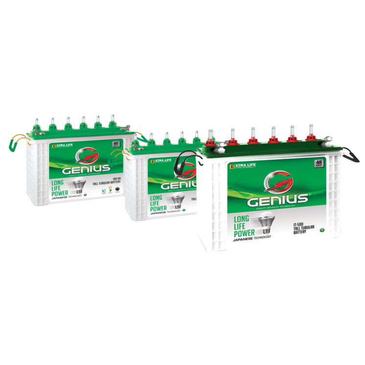 Solar Batteries - Features: Long Service Life