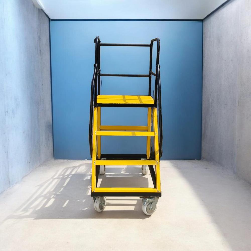 FRP TROLLY LADDER - Yellow