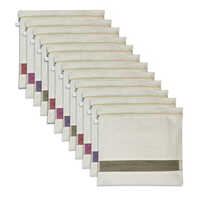 Cotton Zipper Saree Begs - Color: Assorted (usually Light Brown/beige With Transparent Front Panel)