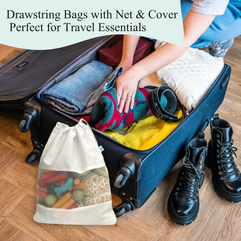 Cotton Drawstring Bag