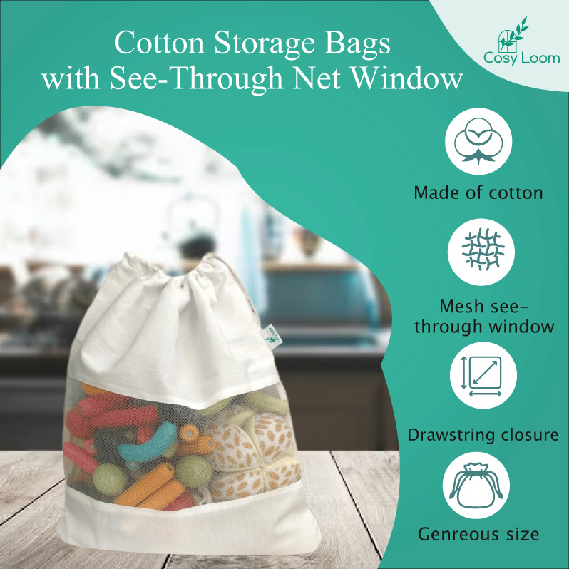 Cotton Drawstring Bag