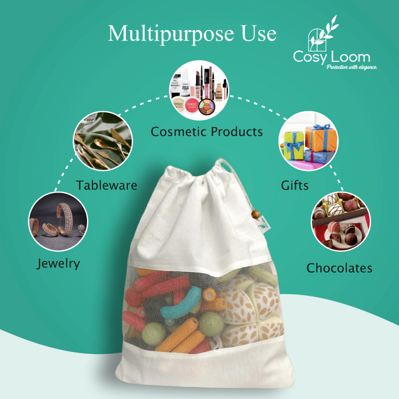 Cotton Drawstring Bag