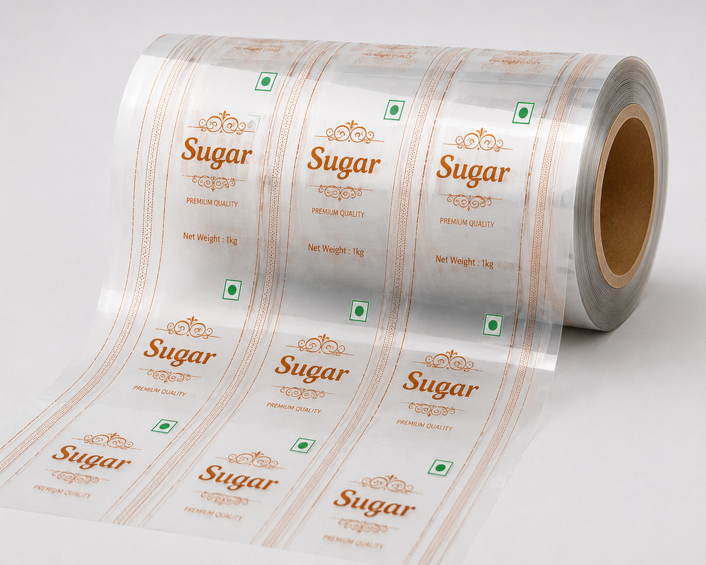 Transparent Packaging Pouch Roll