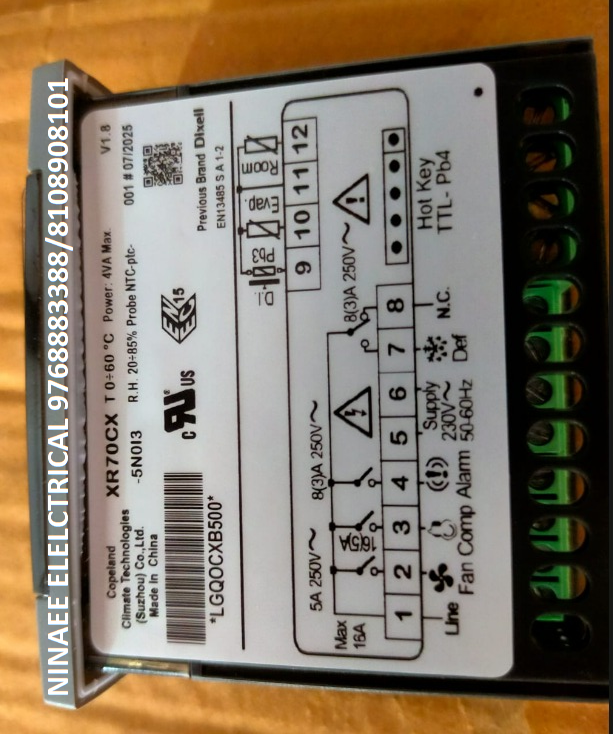 DIXELL CONTROLLER XR70CX-5NOC1