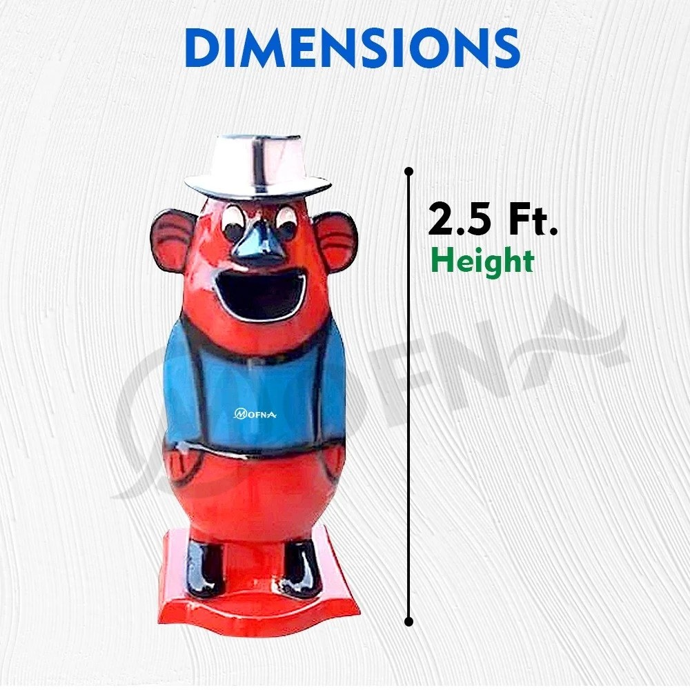 Mofna FRP Joker Dustbin, Animal Dustbin, 60 Liter