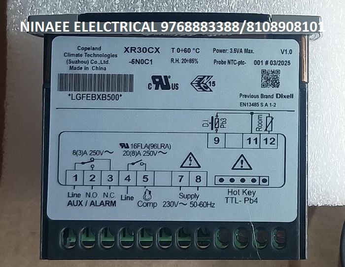DIXELL CONTROLLER XR30CX-5NOC1