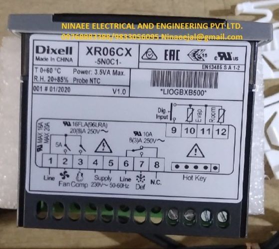 DIXELL CONTROLLER XR06CX-5NOC1