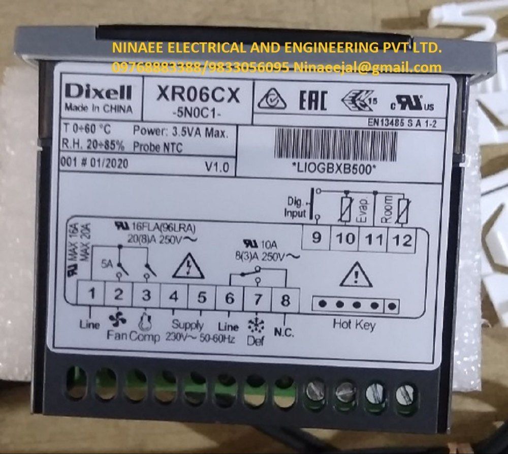 DIXELL CONTROLLER XR06CX-5NOC1