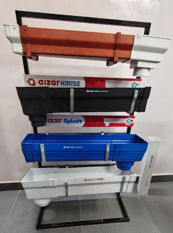 Upvc Rain Gutters - Color: White (custom Colors Optional)