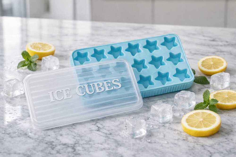 18 Cubes Silicon Ice Cube Tray