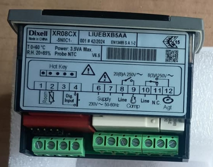 DIXELL CONTROLLER XR08CX-5NOC1