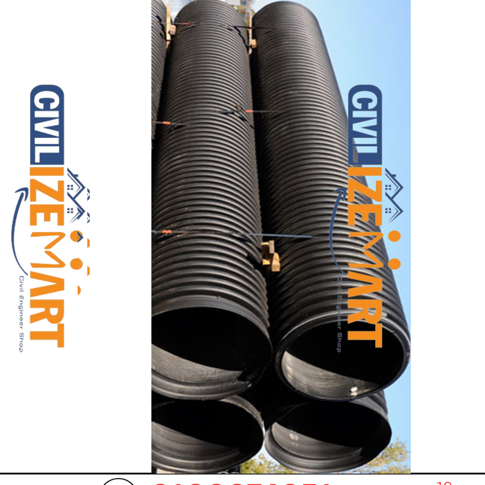 347mm HDPE Double Wall Corrugated Drainage Pipe