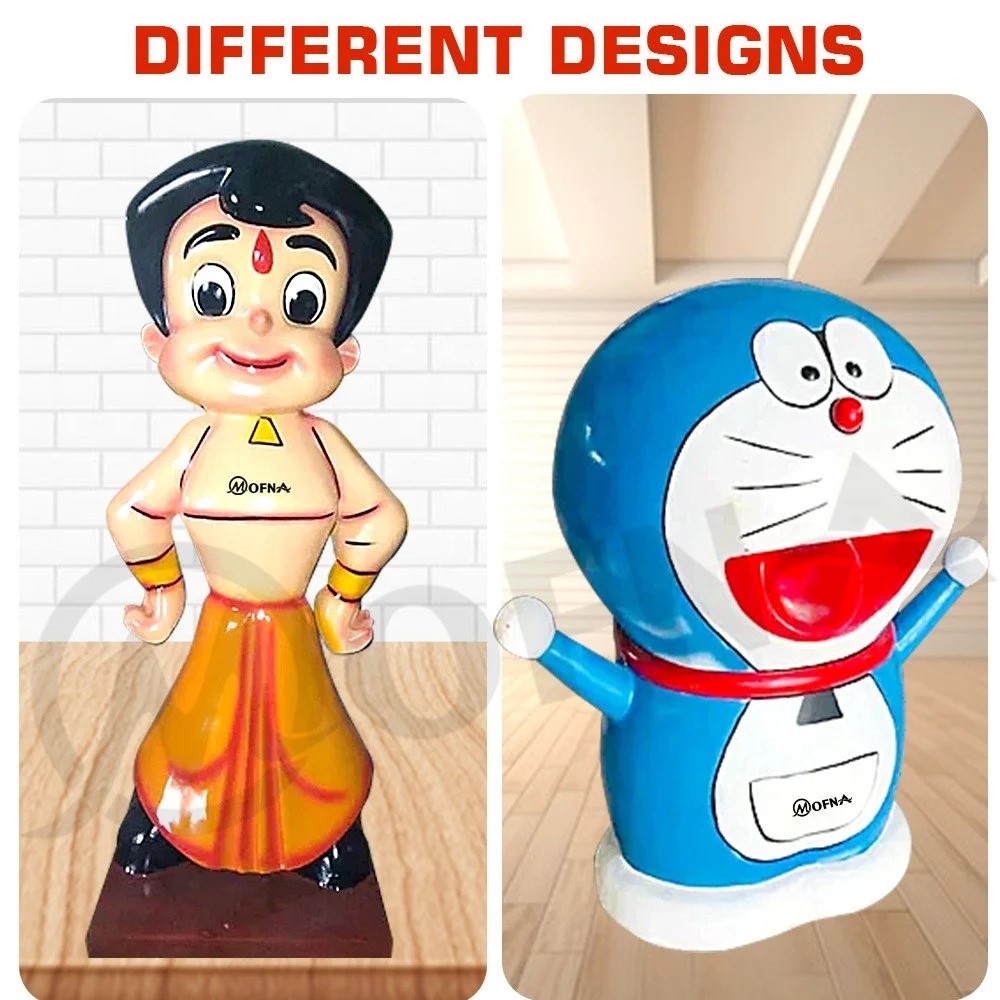 Mofna FRP Chota Bheem Statue 60 Liter