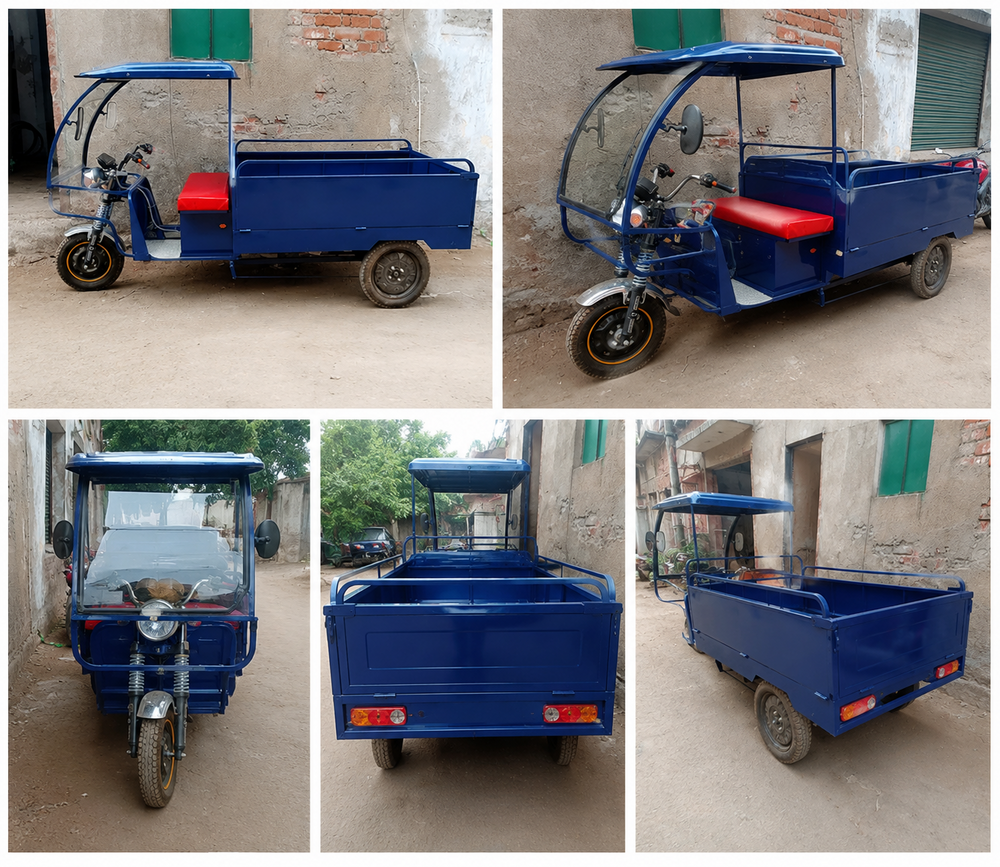 Closed Body Battery Operated E Rickshaw Loader