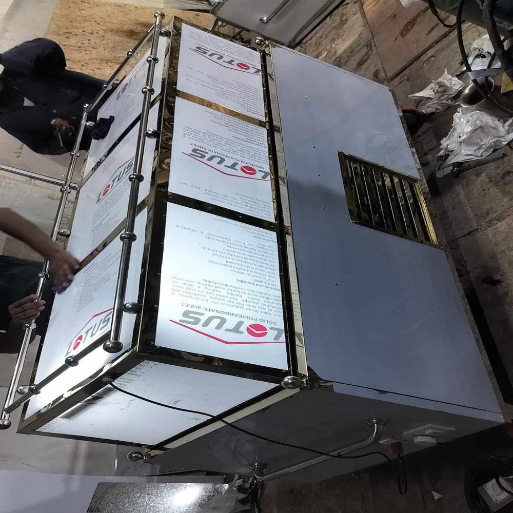 Dead Body Freezer Box with Railing