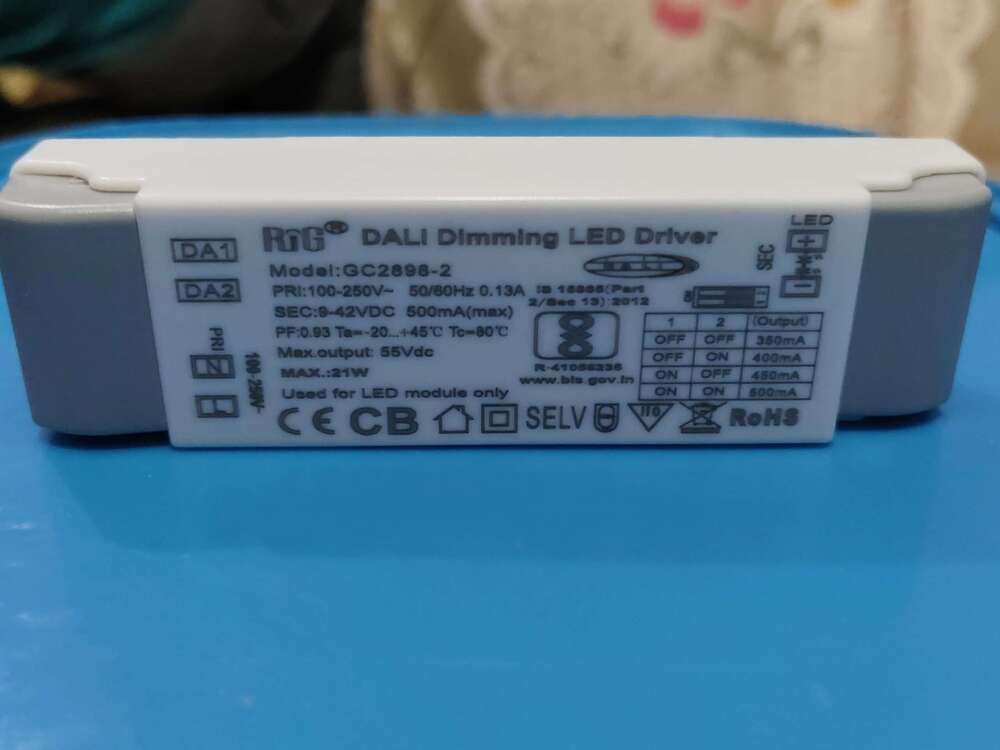 DALI 20W 500mA LED Driver