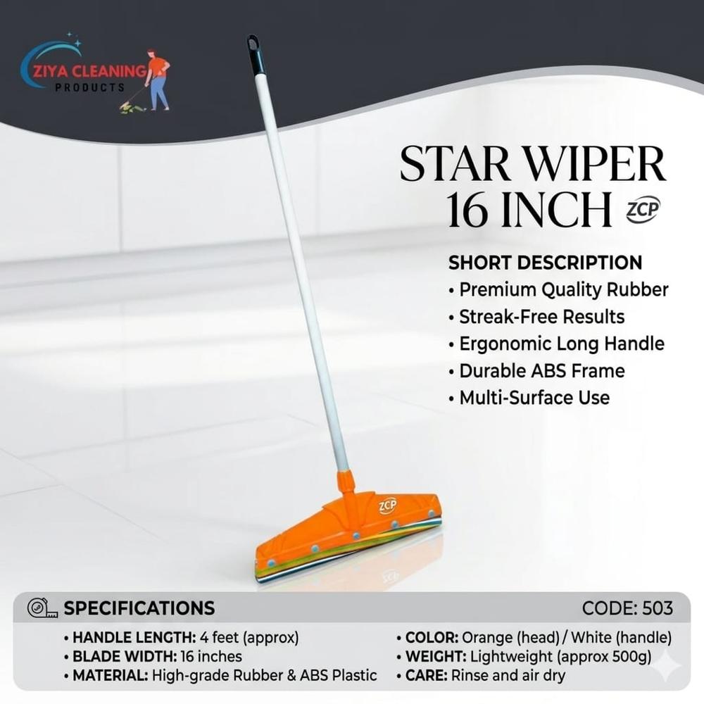 Floor Squeegee Double Blade