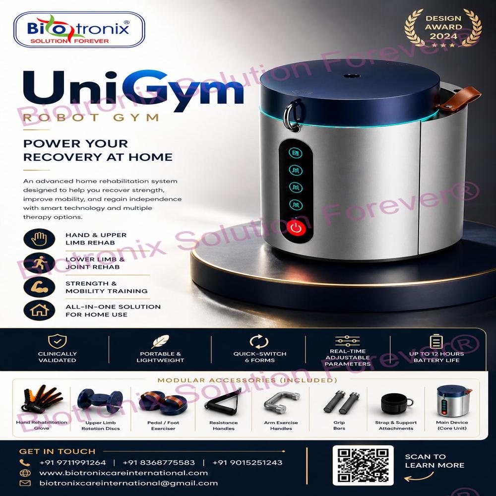 UniGym Smart Rehab Therapy Robot for Muscle Recovery
