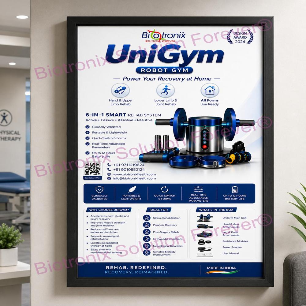 UniGym Smart Robotic Therapy Device for Rehabilitation Centers
