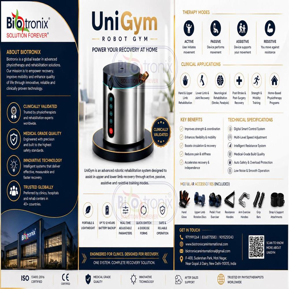 UniGym Advanced Rehabilitation Exercise Robot for Clinics