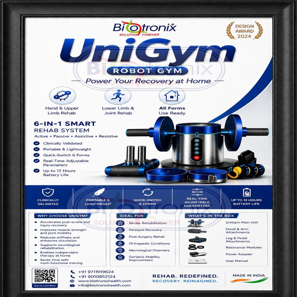 UniGym Advanced Rehabilitation Exercise Robot for Clinics