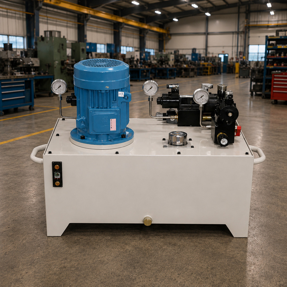 Roll Forming Mini Hydraulic Power Pack - Mild Steel, 4 hp, 350 Bar, 2000 mm Stroke | Semi-Automatic, Low Noise, Universal Oil Compatible