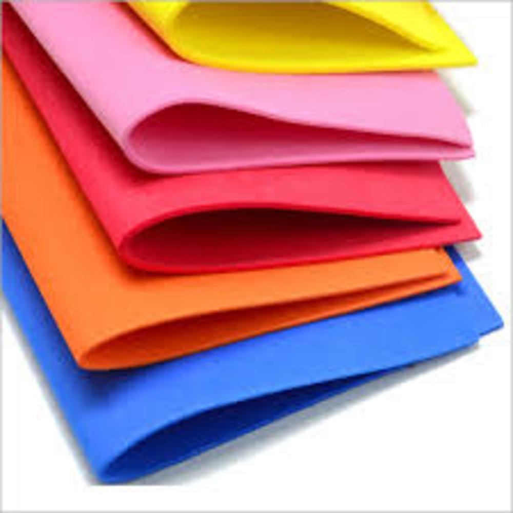 Eva Sheets - Ethylene Vinyl Acetate, 2-12mm Thickness, Custom Colors, 40-60 Shore A Hardness, Moisture Resistant, Flexible, Shock Absorbent