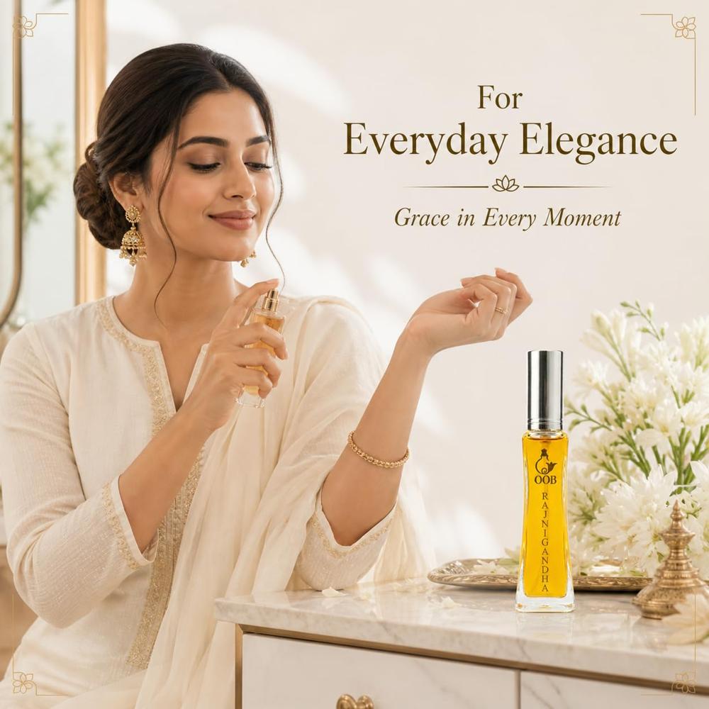 OOB Natural Rajnigandha Perfume Intense Unisex Parfume