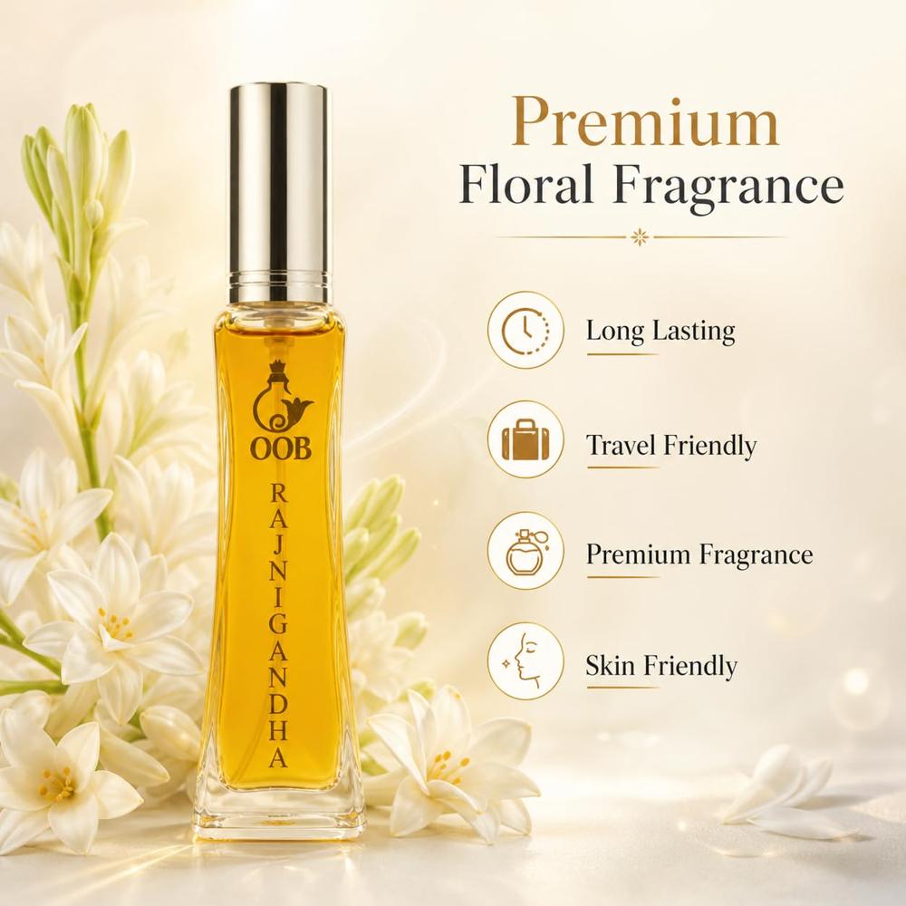 OOB Natural Rajnigandha Perfume Intense Unisex Parfume