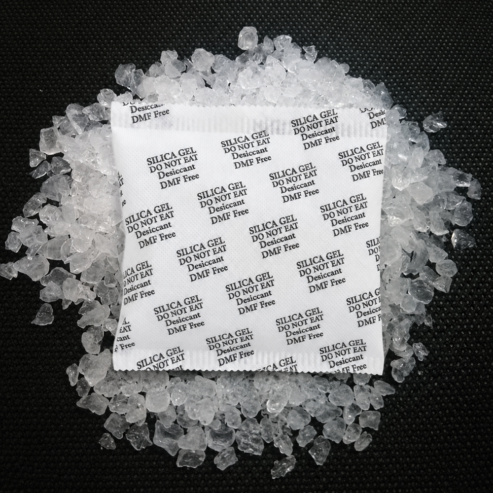 Silicagel White Crystal 50 & 100 Gm Pouch