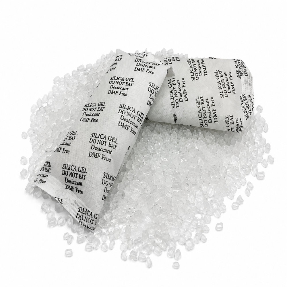 Silicagel White Crystal 50 & 100 Gm Pouch