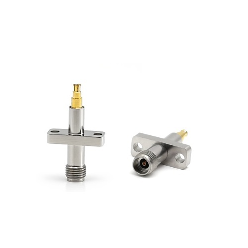 2.92 Female to SSMP Female Flange Stainless Steel Floating adapter