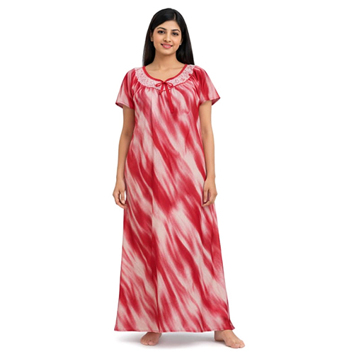 Mohan Gold Red Nighty