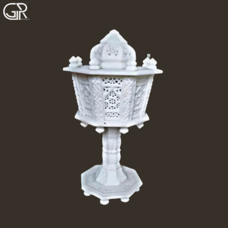 White Marble Lamp