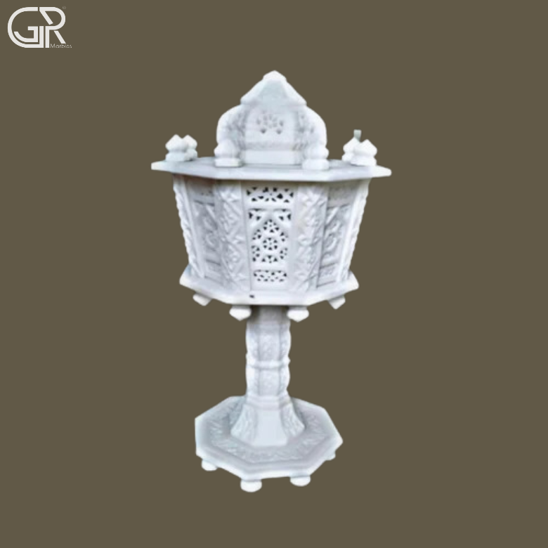 White Marble Lamp