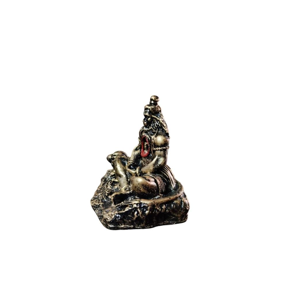 Chhati Hanuman - Makrana Marble 10 Inch, Multi-color Painted | Handcrafted Glossy Finish, Intricate Detailing, Durable
