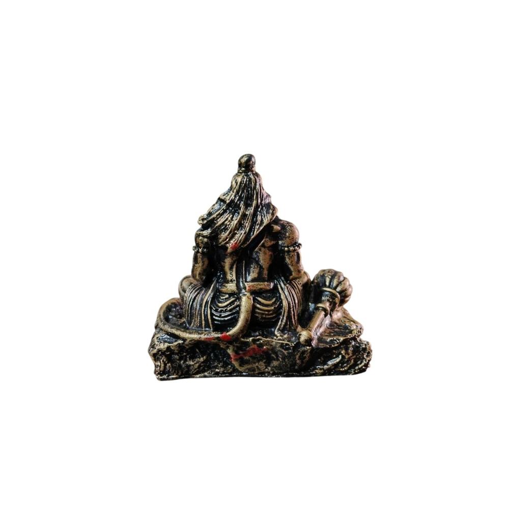 Chhati Hanuman - Makrana Marble 10 Inch, Multi-color Painted | Handcrafted Glossy Finish, Intricate Detailing, Durable