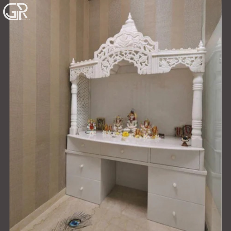 White Marble Temple, (Ht-7.5ft)