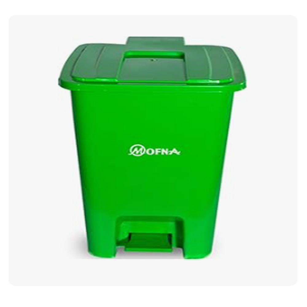 Bio Medical Green Plastic Pedal Dustbin 15 Liter