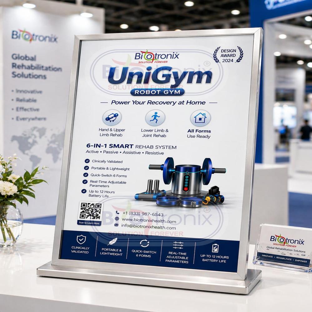 UniGym Clinical Physiotherapy Robot for Rehabilitation Therapy